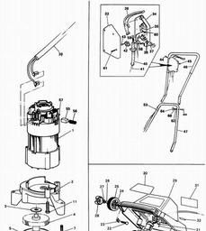 Black & Decker R10 ROTARY MOWER spare parts