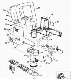 Black & Decker GT900 HEDGECLIPPER spare parts