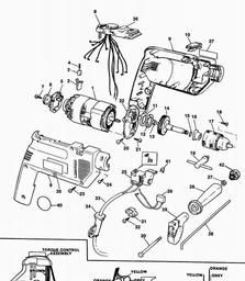 Black & Decker BD550RT DRILL spare parts