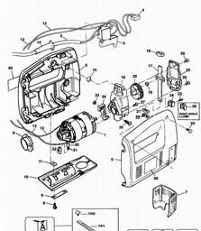Black & Decker CON529 JIGSAW spare parts
