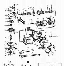 Black & Decker DN1823 SANDER/GRINDER spare parts