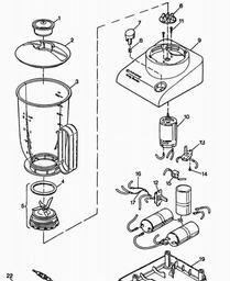Black & Decker H227 BLENDER spare parts