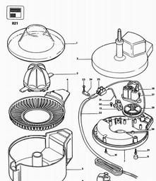 Black & Decker JE20 JUICER spare parts