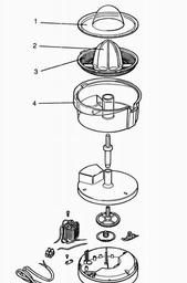 Black & Decker J881 JUICER spare parts