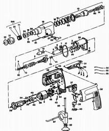 Black & Decker P8808 DRILL spare parts