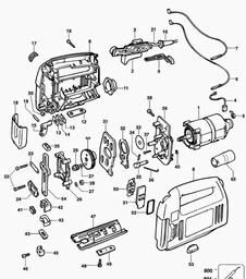 Black & Decker BD755PE JIGSAW spare parts