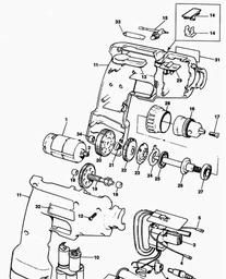 Black & Decker BD602 CORDLESS DRILL spare parts