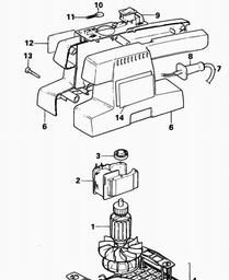 Black & Decker BD124 ORBITAL SANDER spare parts
