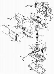 Black & Decker DN277E SANDER spare parts