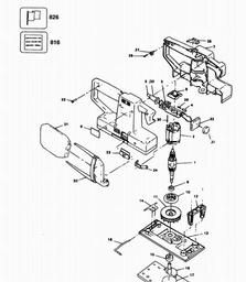 Black & Decker SR410E SANDER spare parts