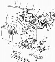 Black & Decker BD280 POWERFILE spare parts