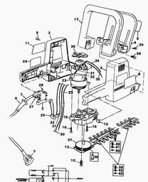 Black & Decker FT620 HEDGECLIPPER spare parts