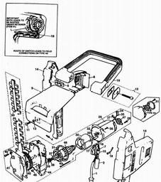 Black & Decker GC300 HEDGETRIMMER spare parts