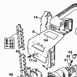 Black & Decker GC300 HEDGETRIMMER spare parts