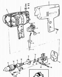 Black & Decker F101 DRILL spare parts