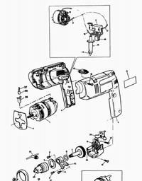 Black & Decker H553 DRILL spare parts