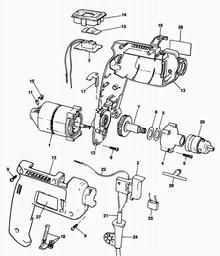 Black & Decker BD562 HAMMER DRILL spare parts