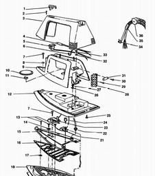 Black & Decker BR260-----B IRON HAND UNIT spare parts