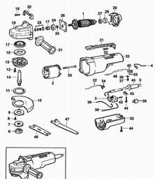 Black & Decker BD10 SANDER/GRINDER spare parts