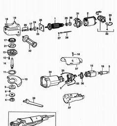 Elu EAG200 spare parts