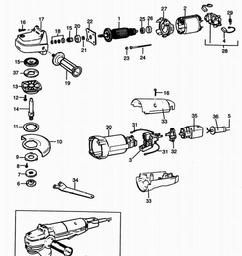 Black & Decker P5516 SANDER/GRINDER spare parts