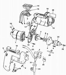 Black & Decker CP380RE DRILL spare parts