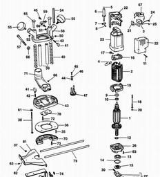 Black & Decker BD780E ROUTER ATTACH spare parts