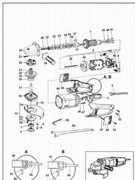 Black & Decker PL85 ANGLE GRINDER spare parts