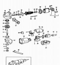 Elu WS90125C spare parts