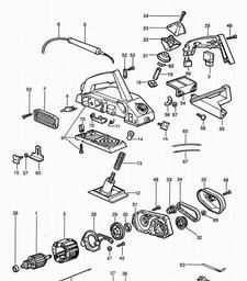 Elu MFF81 spare parts