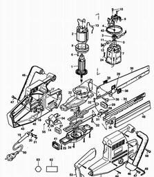 Black & Decker BD385 UNIVERSAL SAW spare parts