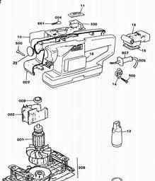 Black & Decker CP135 SANDER spare parts