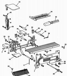 Black & Decker A5549 PLANER STAND spare parts
