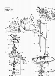 Black & Decker GX530 HOVER MOWER spare parts