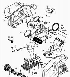Black & Decker BD75E BELT SANDER spare parts