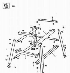 DeWalt DA850 spare parts