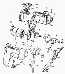 Black & Decker BD664 DRILL spare parts