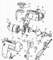 Black & Decker BD662 DRILL spare parts