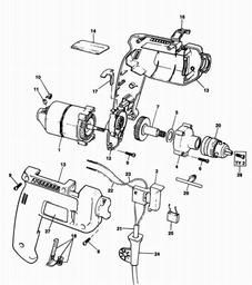 Black & Decker BD661 DRILL spare parts