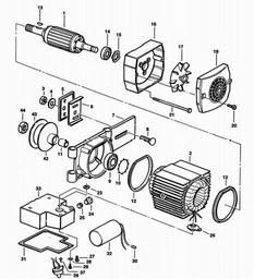Elu ETS3151 spare parts