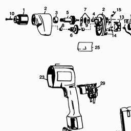 Black & Decker 1921 DRILL spare parts