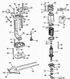 Black & Decker BD779 ROUTER ATTACH spare parts
