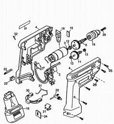 Black & Decker BD7201 DRILL spare parts