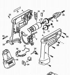 Black & Decker BD7241 DRILL spare parts