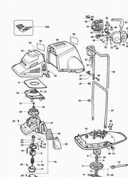 Black & Decker GX635 HOVER MOWER spare parts
