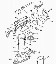 Black & Decker SE895 IRON spare parts