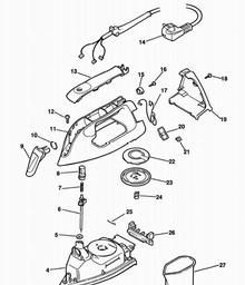 Black & Decker SE810 IRON spare parts