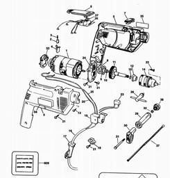 Black & Decker SPEC579 DRILL spare parts