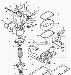 Elu VS71 spare parts