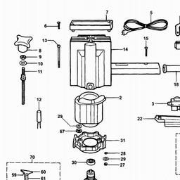 Elu MKF67 spare parts